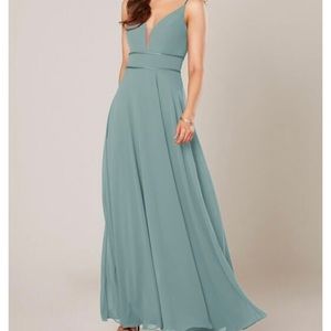 Sorella Vita Bridesmaid Dress - Sz 12 - Eucalyptus- Style 9306
